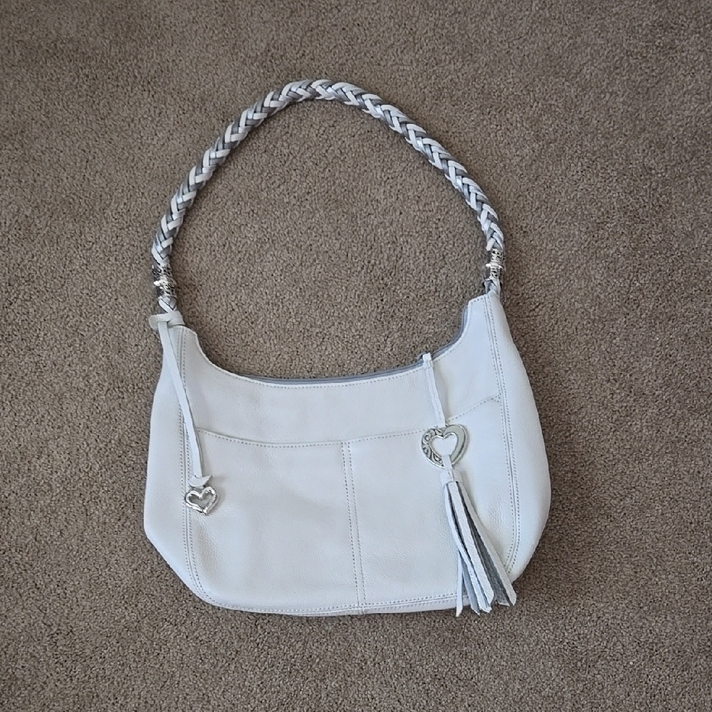 White Brighton Barbados shoulder handbag